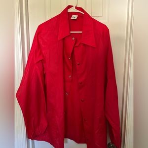 Red XL Nylon Jacket